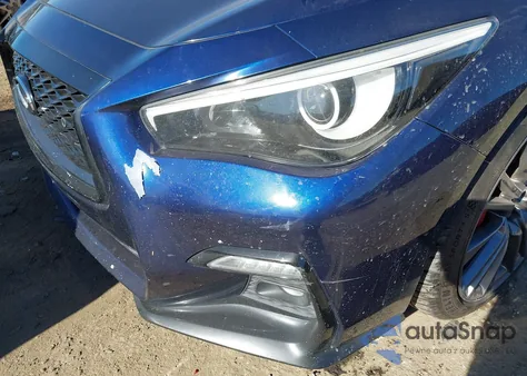 2022 Infiniti Q50 Red Sport 400 from USA, damaged, VIN JN1FV7DP5NM370178